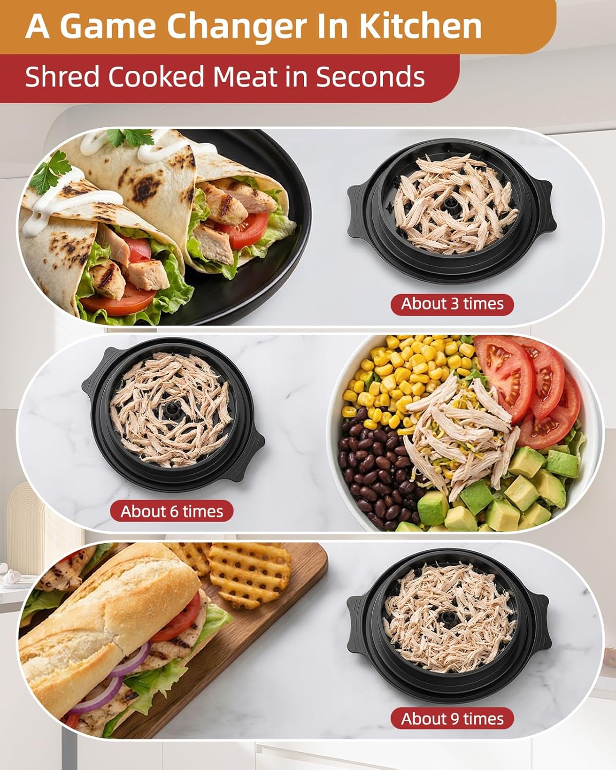 PowerPull Chicken Shredder
