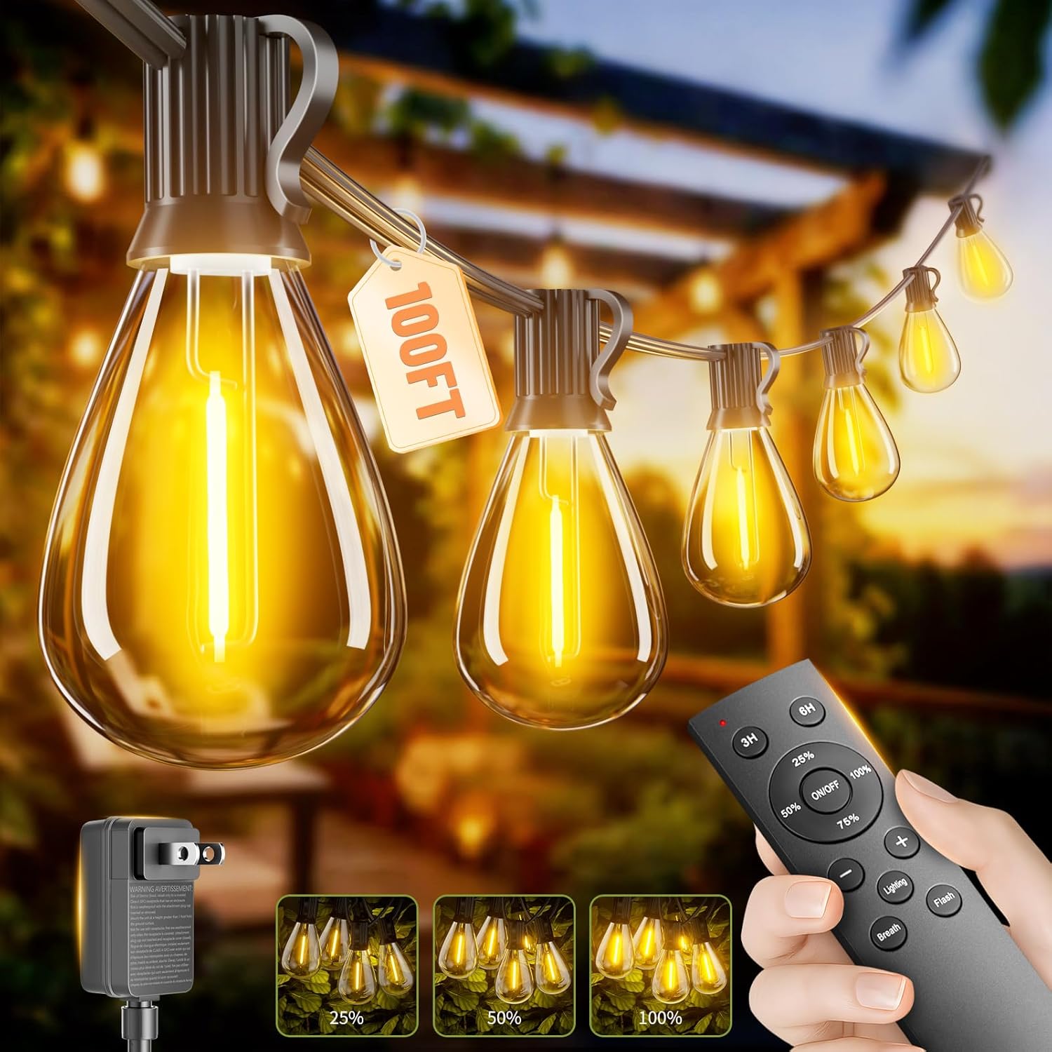 Backyard Glow String Lights